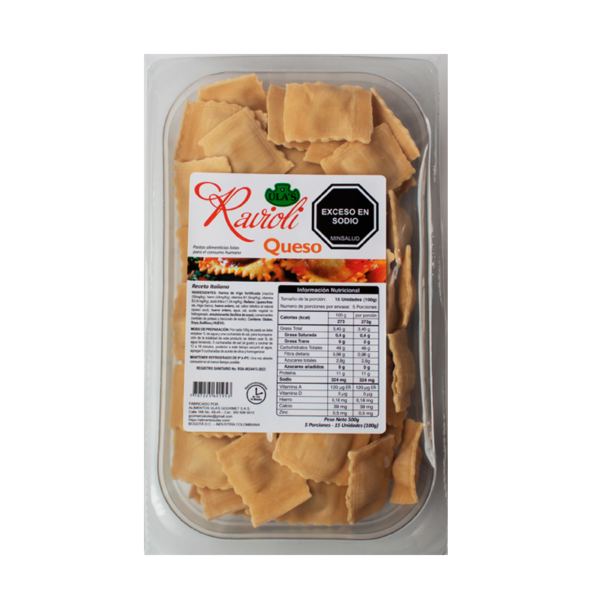 Ravioli Queso 500g
